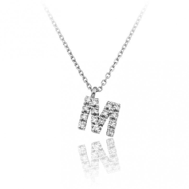 M Chimento Initial Necklace